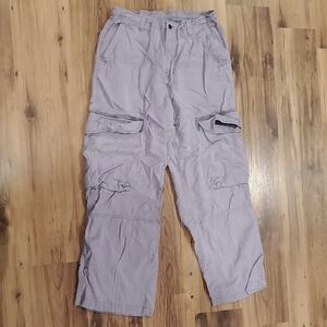 Arizona Jean Company Purple Cargo Wide Leg Pants